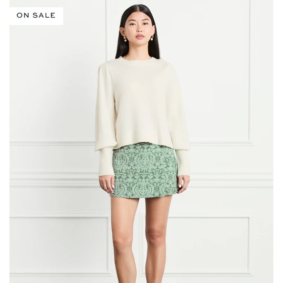 Hill House Sweaters - NWT Hill House Sylvie Cropped Wool Cream Sweater